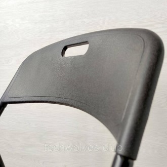 Складаний стілець чорний SW-00001608
Матеріал: сидіння та спинка виконані з полі. . фото 5