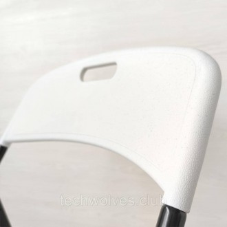 Складаний стілець білий SW-00001609
Матеріал: сидіння та спинка виконані з поліп. . фото 5