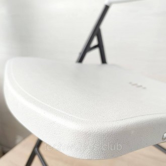 Складаний стілець білий SW-00001609
Матеріал: сидіння та спинка виконані з поліп. . фото 4