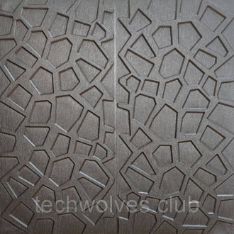 Самоклеюча декоративна настінно-стельова 3D панель срібна 700х700х8мм (118)
Мріє. . фото 2