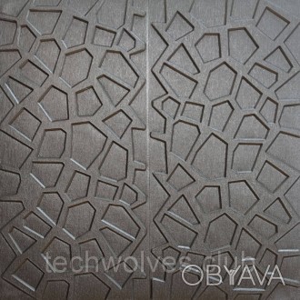 Самоклеюча декоративна настінно-стельова 3D панель срібна 700х700х8мм (118)
Мріє. . фото 1