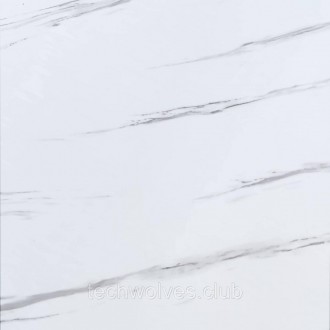 Самоклеюча вінілова плитка в рулоні білий мармур з прожилками 3000х600х2мм 
Само. . фото 5