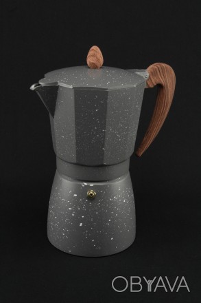 Гейзерна кавоварка A-Plus
 Гейзерна кавоварка A-Plus виготовлена з алюмінію. Пос. . фото 1