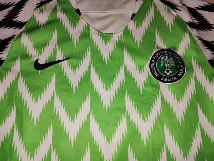 Футболка Nike Nigeria Football Federation, размер-S, длина-64см, под мышками-48с. . фото 4