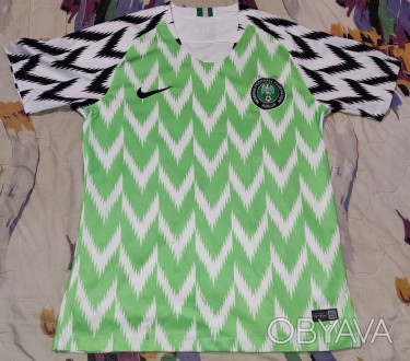 Футболка Nike Nigeria Football Federation, размер-S, длина-64см, под мышками-48с. . фото 1