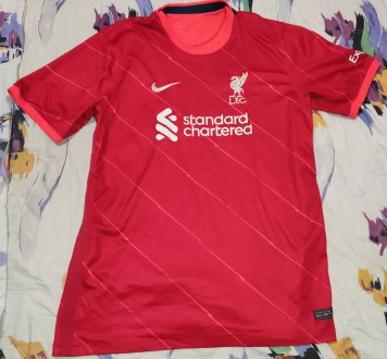 Футболка Nike FC Liverpool, размер-XXL, длина-77см, под мышками-58см, в хорошем . . фото 2
