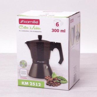 Гейзерна кавоварка Kamille створена для приготування чудової кави за сучасними і. . фото 6