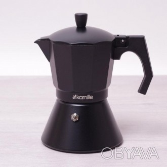 Гейзерна кавоварка Kamille створена для приготування чудової кави за сучасними і. . фото 1