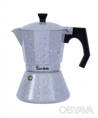 Гейзерна кавоварка Con Brio СВ-6706 стане Вашим помічником на кухні для приготув. . фото 1