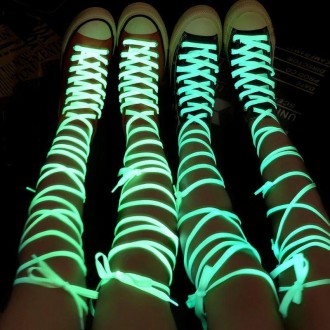 Шнурки: converse шнурівка конверси — світяться в темряві неонові
не фарбовані — . . фото 5