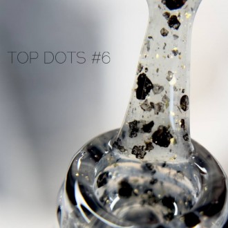  
Топовое покрытие Crooz Top Dots. 
Необычное глянцевое верхнее покрытие для гел. . фото 3