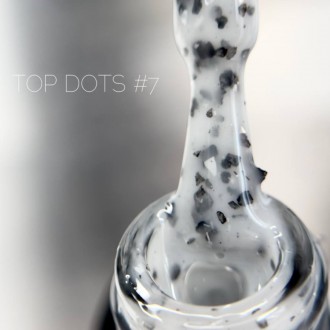  
Топовое покрытие Crooz Top Dots. 
Необычное глянцевое верхнее покрытие для гел. . фото 3