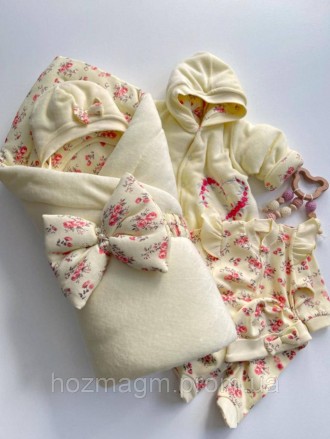Набір для немовляти "Rose"
Відмінна якість українського виробника порадує Вас у . . фото 2