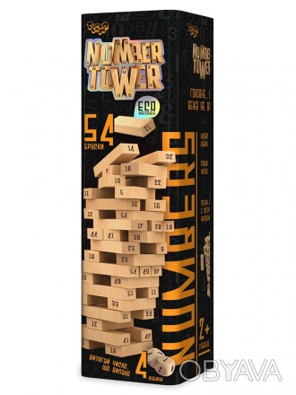 Развивающая настольная игра "NUMBER TOWER" NT-01U NT-01U ish 
Отправка товара:
•. . фото 1