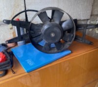 Електровентилятор охолодж. радіатора ВАЗ 2103-08-09, ГАЗ 3110 з дифузором метале. . фото 3