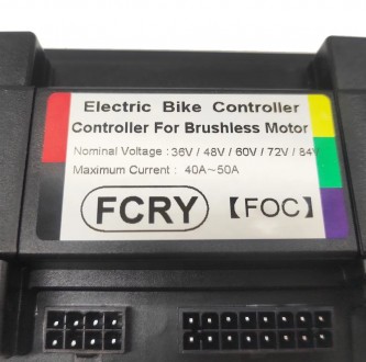 Контролер синусний 36V-84V 40A-50A 2500-3000W bldc MX-mode
Electric Bicycle сину. . фото 7