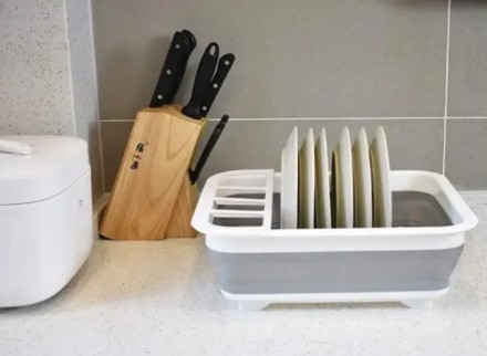 Складная сушилка для посуды поможет вам быстро и удобно высушить блюда и столовы. . фото 6
