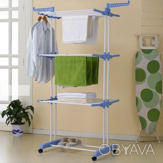 Напольная складная сушилка для белья - высушит одежду, значительно сэкономит про. . фото 1