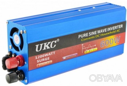 
Инвертор UKC AC/DC, 600W можно использовать для зарядки и работы: ноутбуков, ви. . фото 1