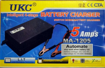 
 
Зарядка для аккумулятора UKC MA-1205 - необходима каждому автомобилисту. Устр. . фото 2