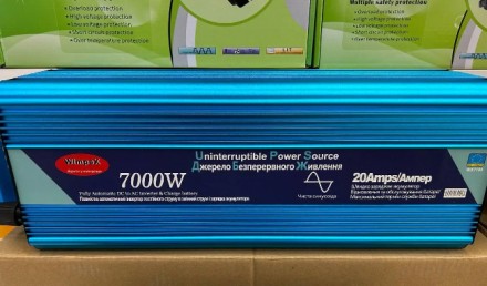 
 
Преобразователь авто (инвертор) Power Inverter Wimpex 7000W постоянного тока . . фото 2