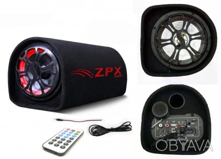 Автомобильный сабвуфер с усилителем ZPX 6", 600W — это аудиоустройство, которое . . фото 1