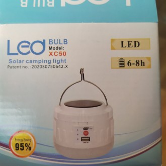 Лампа світлодіодна XC50 ліхтар підвісний для кемпінгу.
Похідна лампа з акумулято. . фото 6