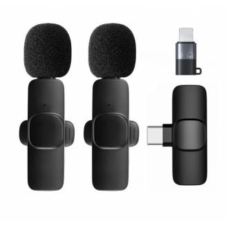
Бездротовий петличний мікрофон з шумопоглинанням NeePho N8 Plus комплект 2в1 з . . фото 2