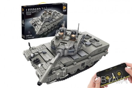 Конструктор танк Леопард 2 на радиоуправлении Leopard 676002 
1122 дет 
 
Констр. . фото 1