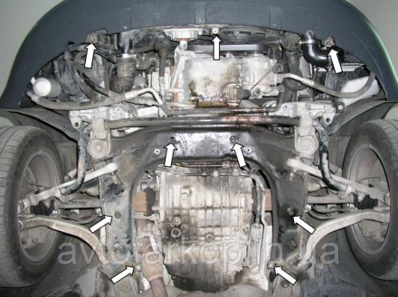 Защита двигателя для автомобиля:
Seat Exeo (2008-2013) Кольчуга
	
	
	Защищает дв. . фото 3