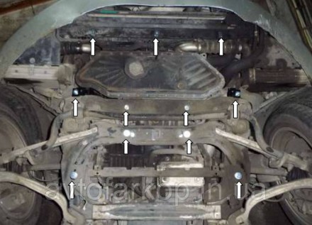 Защита двигателя для автомобиля:
Audi A8 D3 (2002-2010) Кольчуга
	
	
	Защищает д. . фото 4