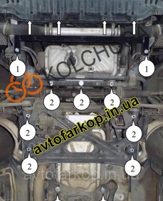 Защита двигателя для автомобиля:
Audi A8 D4 (2010-2017) Кольчуга
	
	
	Защищает д. . фото 4