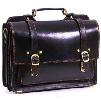 Стильний, оригінальний кежуал casual портфель на 2 відділення, ручної роботи з н. . фото 2