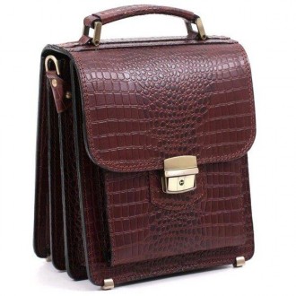 Стильна, якісна, респектабельна барсетка, сумка месенджер із натуральної ТЕЛЯЧЕЙ. . фото 3