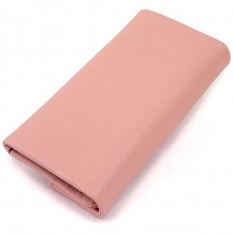 Матеріал: натуральна шкіра;
 Колір: рожевий;
 Розмір 18,5х9,8х2 см.
 2 приховани. . фото 11