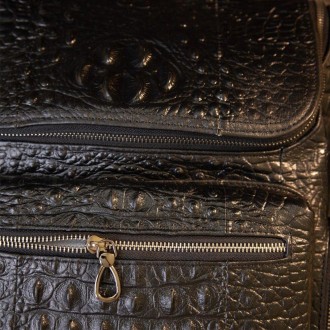 Стильний, респектабельний, оригінальний шкіряний рюкзак повсякденний, дорожній д. . фото 4