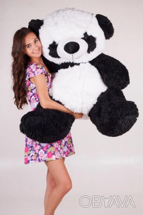 Плюшева велика іграшка панда.
Висота іграшки (У ПОВНИЙ РОСТ) — 150 см
Гарна якіс. . фото 1