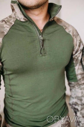 Тактична військова сорочка убакс ВСУ хакі піксель камуфляж