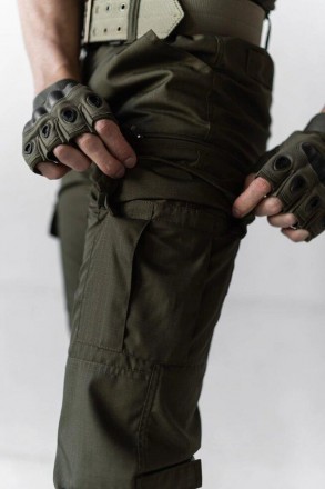 Тактичні військові штани СУ хакі зелені.
Виготовлені зі спеціальної зносостійкої. . фото 5