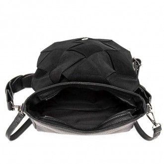 Стильна жіноча сумка, сумочка шкіряна італійська.
Клапан виготовлений у формі пл. . фото 5
