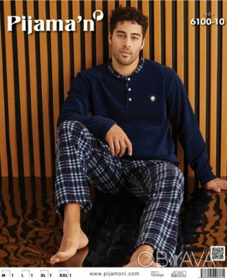 Зимняя мужская пижама с брюками комплект в интернет магазине
Желаете купить мужс. . фото 1