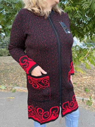 Вязаный женский кардиган очень больших размеров купить в Украине
 Вязаная женска. . фото 5