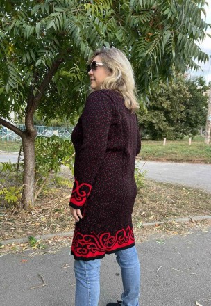 Вязаный женский кардиган очень больших размеров купить в Украине
 Вязаная женска. . фото 4