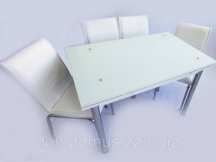 
Комплект обеденной мебели с оригинальным декором практичен и удобен и станет ук. . фото 5