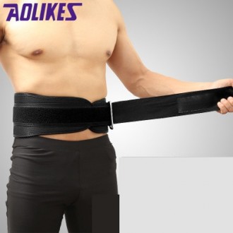 Пояс "AOLIKES" специально разработан для всех видов силовых упражнений. Его анат. . фото 2