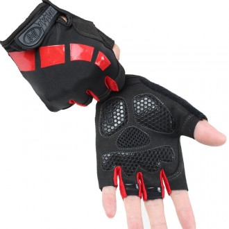 Перчатки для спорта JINBOSEN имеют эргономичную форму, снимают давление на руки . . фото 2
