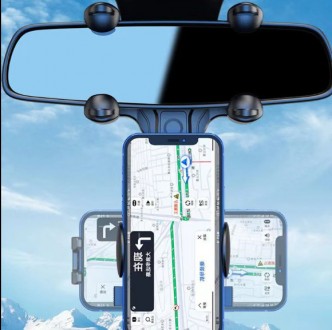 Универсальный автомобильный держатель для смартфона с поворотом на 360 градусов,. . фото 7