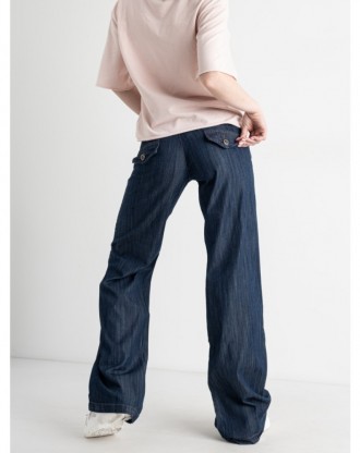 
 Джинсы широкие женские из тонкого джинса, к низу расширяются
Бренд; Jeans Wear. . фото 4