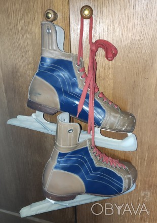 Мужские фигурные коньки Fagan с чехлами, made in England, размер-42, стелька-27с. . фото 1