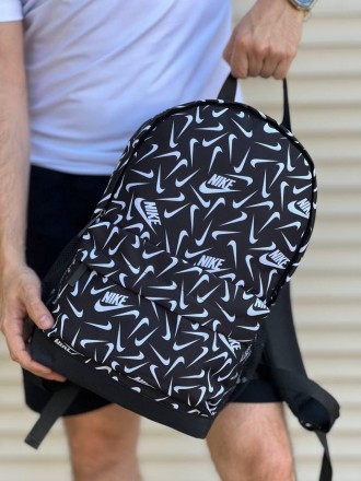 Чоловічий стильний рюкзак спортивний з принтом чорний
Розмір: 44 см х 30 см х 16. . фото 7